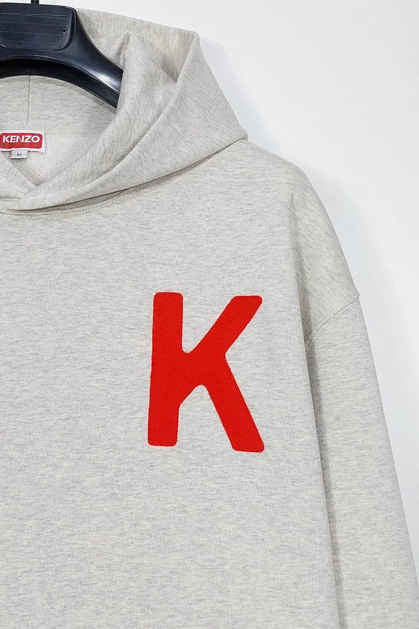 Kenzo lucky tiger hoodie - grey M – photo 5